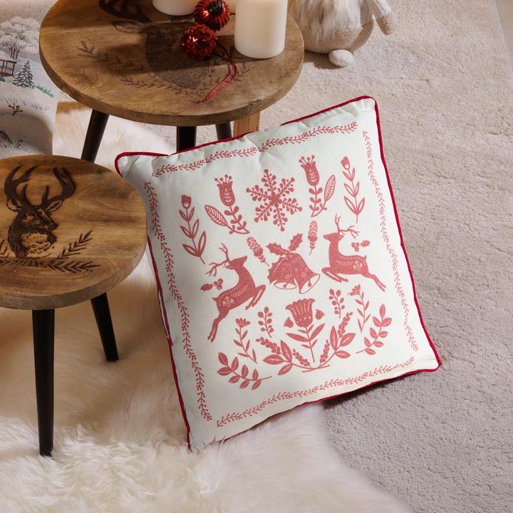 Produktbild Angela Bruderer Dekokissen «Hirsche», 45 x 45 cm (45 x 45 cm)