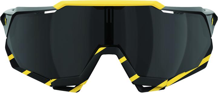 Image du produit 100% Speedtrap Brille Soft Tact Hazard - black mirror lens (Soft Tact Hazard, Lentille miroir noir)