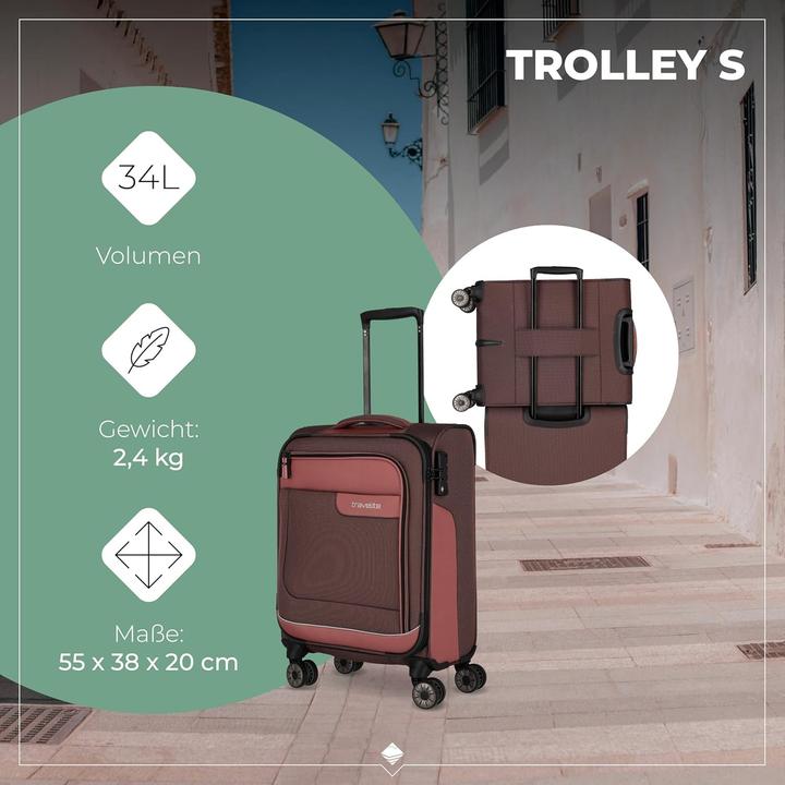 Actual product image Travelite VIIA 4-wheel suitcase set 4 pcs. (195 l)