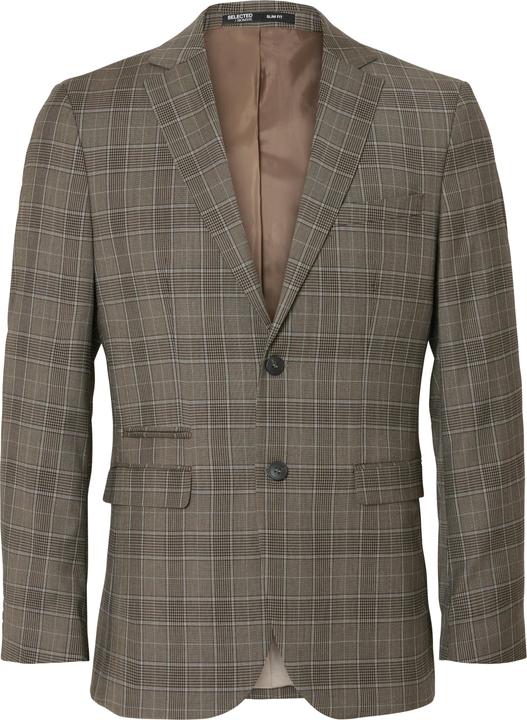 Actual product image Selected Plaid Single Breasted Blazer (94)