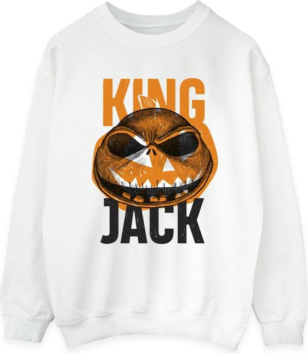 Actual product image Disney Womens/Ladies The Nightmare Before Christmas King Jack Sweatshirt (XL)