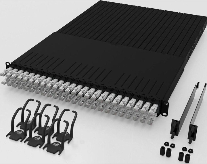 Actual product image PATCHBOX one / 30RU / Cat 6A, UTP, 1.8 m, grey (U/UTP, CAT6a, 1.80 m)