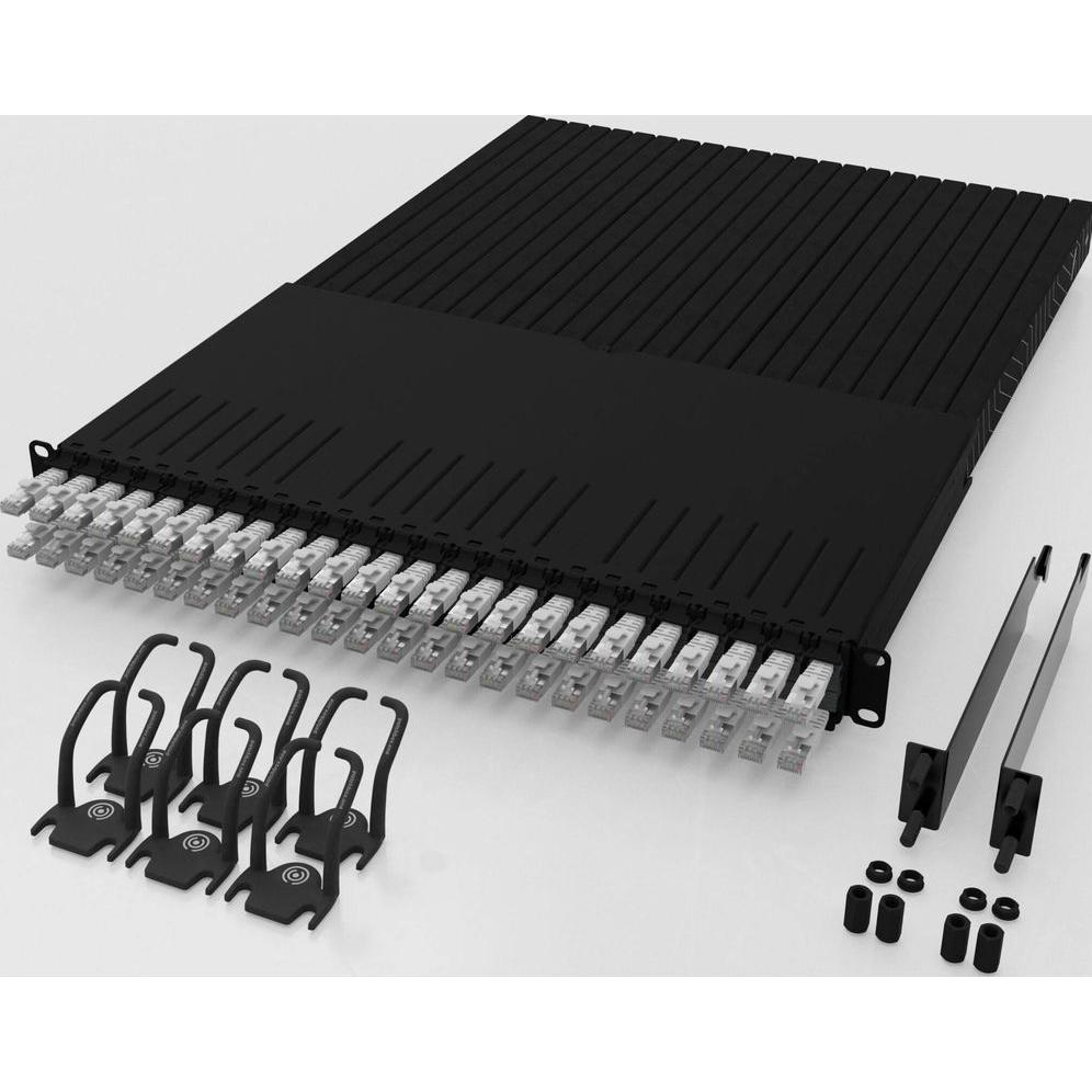 Thumbnail - PATCHBOX one / 30RU / Cat 6A, UTP, 1.8 m, Grau (U/UTP, CAT6a, 1.80 m), Netzwerkkabel