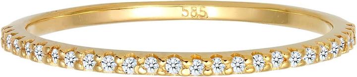 Produktbild Diamore Elli Diamantring Geo Microsetting Pavé Design (58, 585/14 K Gold)