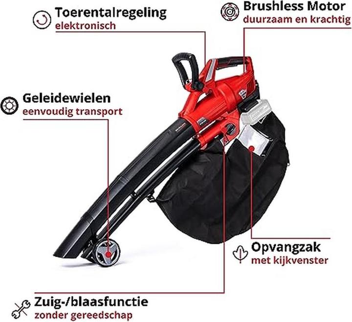 Produktbild Einhell GE-CL 36 Li E Solo (Akkubetrieb, Laubbläser, Laubsauger, Laubsauger-& bläser)
