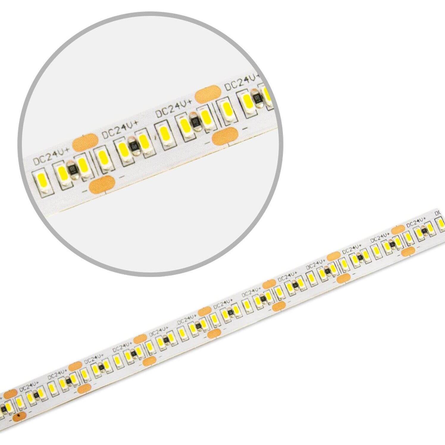 Isoled, LED Streifen, LED CRI940 MiniAMP Flexband Streifen, 24V, 12W, IP20, 4000K, 500cm, beids. 30cm Kabel + maleA (500...