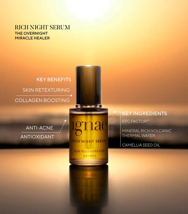Actual product image Ignae Rich Night Serum (30 ml)