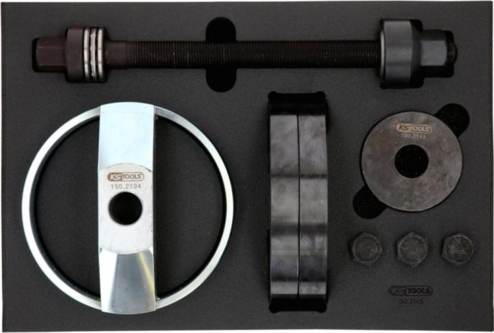 Immagine prodotto KS Tools Set di attrezzi per mozzi ruota compatti, 9 pezzi.