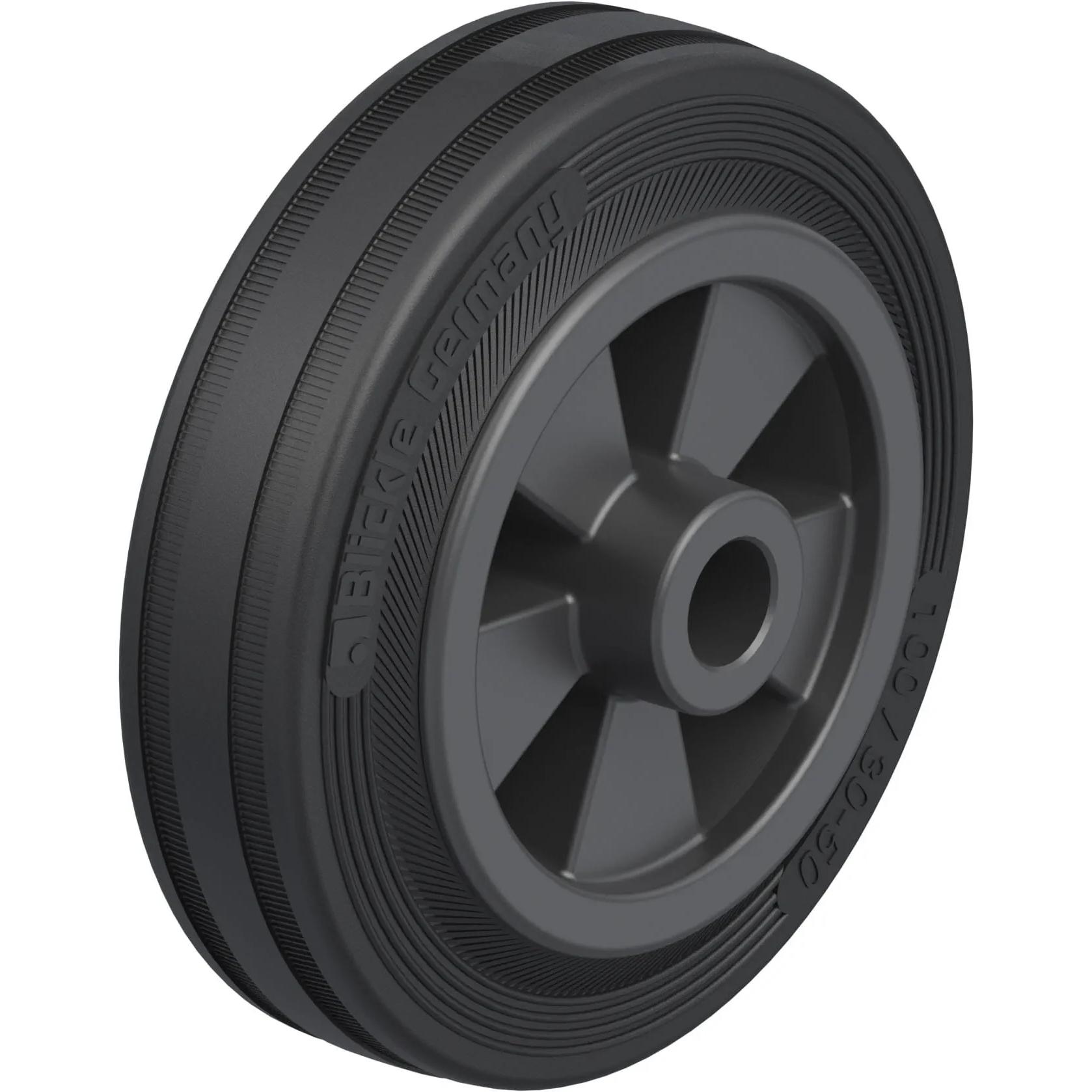 Blickle, Ruote + Rotelle, 323592 VPP 100/12G Schwerlast-Rad Rad-Durchmesser 100 mm Tragfähigkeit max. 70