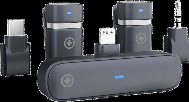 Actual product image Plusonic Wireless Microphone Kit PS-TDS9 "USB Type C/Lightning/3.5mm jack" WiFi-Micro / *ALLTRAVEL