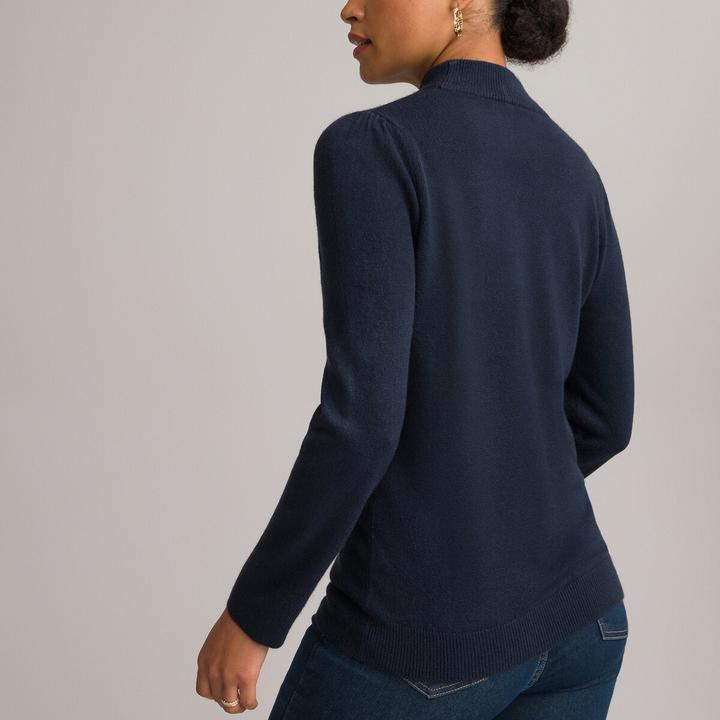 Actual product image Anne Weyburn Stand-up collar jumper in soft knitwear (40, 42)