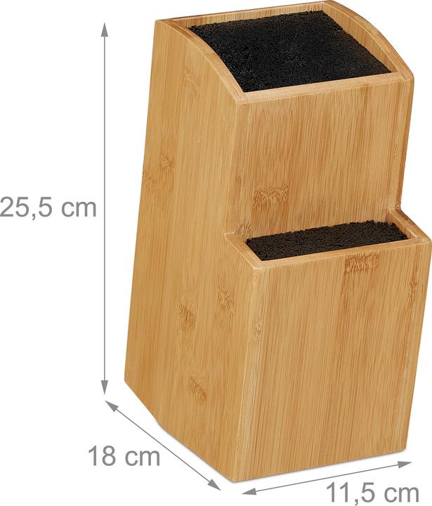 Actual product image Relaxdays Knife block