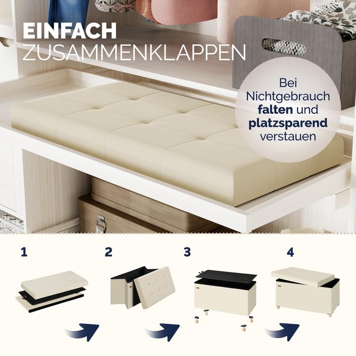 Image du produit Casaria Sitztruhe (76 cm)