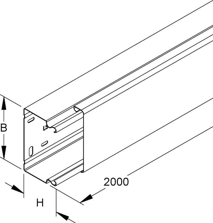 Produktbild Niedax Leitungsschutzkanal (200 cm)