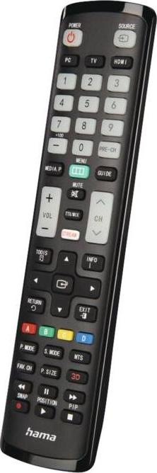 Produktbild Hama Universal-Fernbedienung für Samsung TVs, IR, lernfähig, leuchtende Tasten (Universal Fernbedienung, Infrarot)