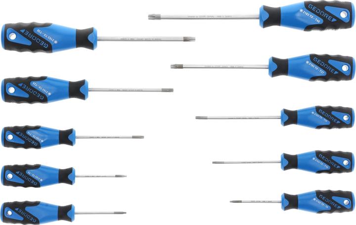 Produktbild Gedore 2163 TX-010 3K-Schraubendreher-Satz 10-teilig TX T7-T40 (Torx (TX))