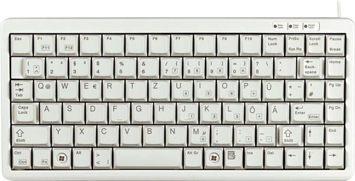 Produktbild CHERRY G84-4100 Compact Light grey US (US, Kabelgebunden)