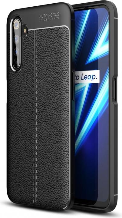 Actual product image Screenguard Realme 6 Pro Sleeve Leather Design TPU Cover (Realme 6 Pro)