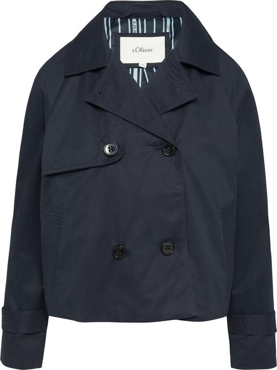 Actual product image S.Oliver Outdoor-Jacke Cabanjacke mit Raglanärmeln und Streifenfutter (44)