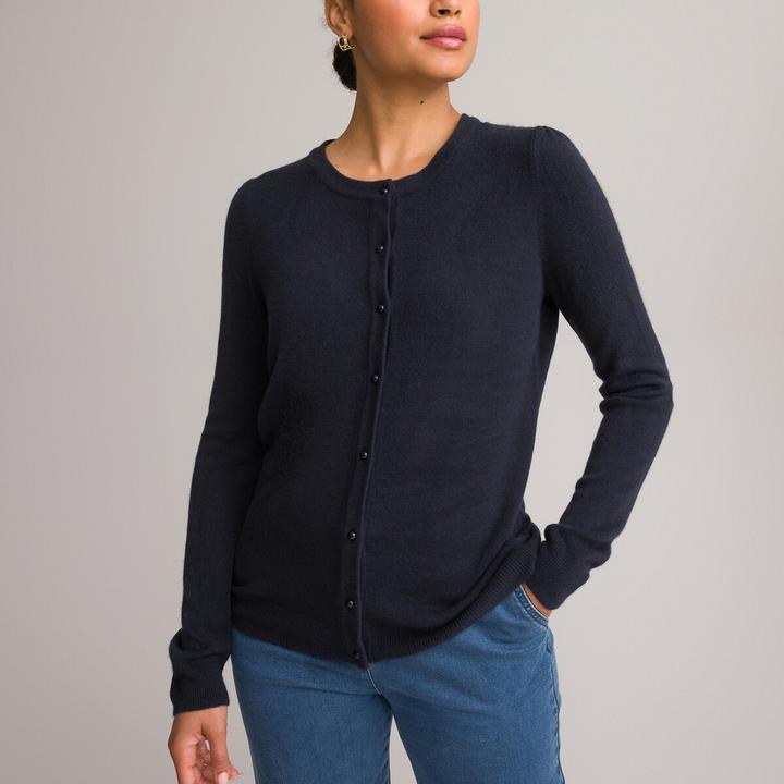Produktbild Anne Weyburn Cardigan mit rundem Ausschnitt und Knopfleiste (40)