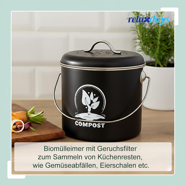 Produktbild Relaxdays Küchen-Komposteimer (3.50 l)