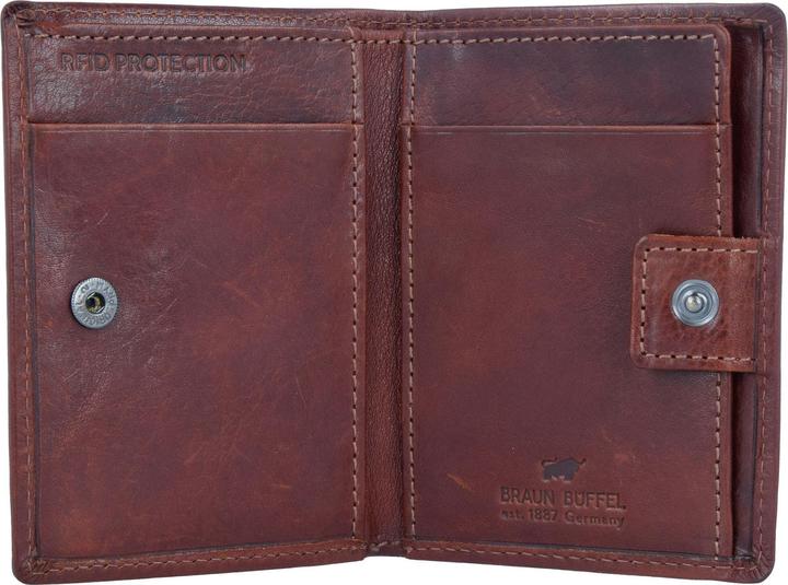 Actual product image Braun Büffel Arezzo wallet RFID leather 8 cm
