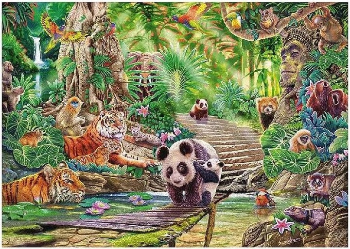 Produktbild Schmidt Spiele Asiatische Tierwelt (1000 Teile)