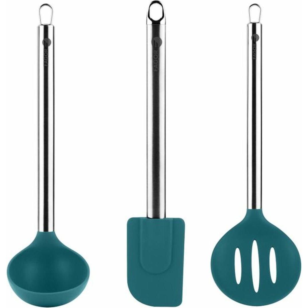 Fagor Küchenutensilien Set 81UCFGFUT3P Silikon, Utensili da cucina