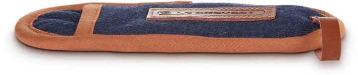 Actual product image Le Creuset Denim handle cover (100 % cotton)