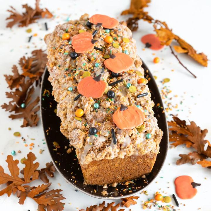 Actual product image Super Streusel Drip Cake Glasur Orange