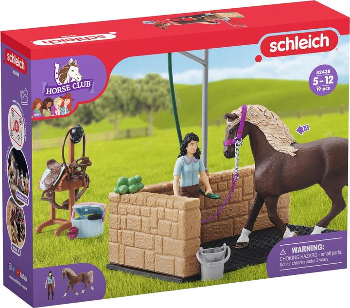 Image du produit Schleich Box de lavage pour chevaux avec Emily et Luna von Hor