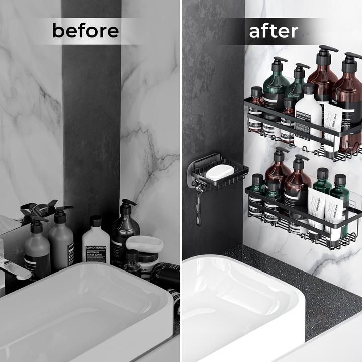 Actual product image Wilford & Sons Badezimmer-Duschregal