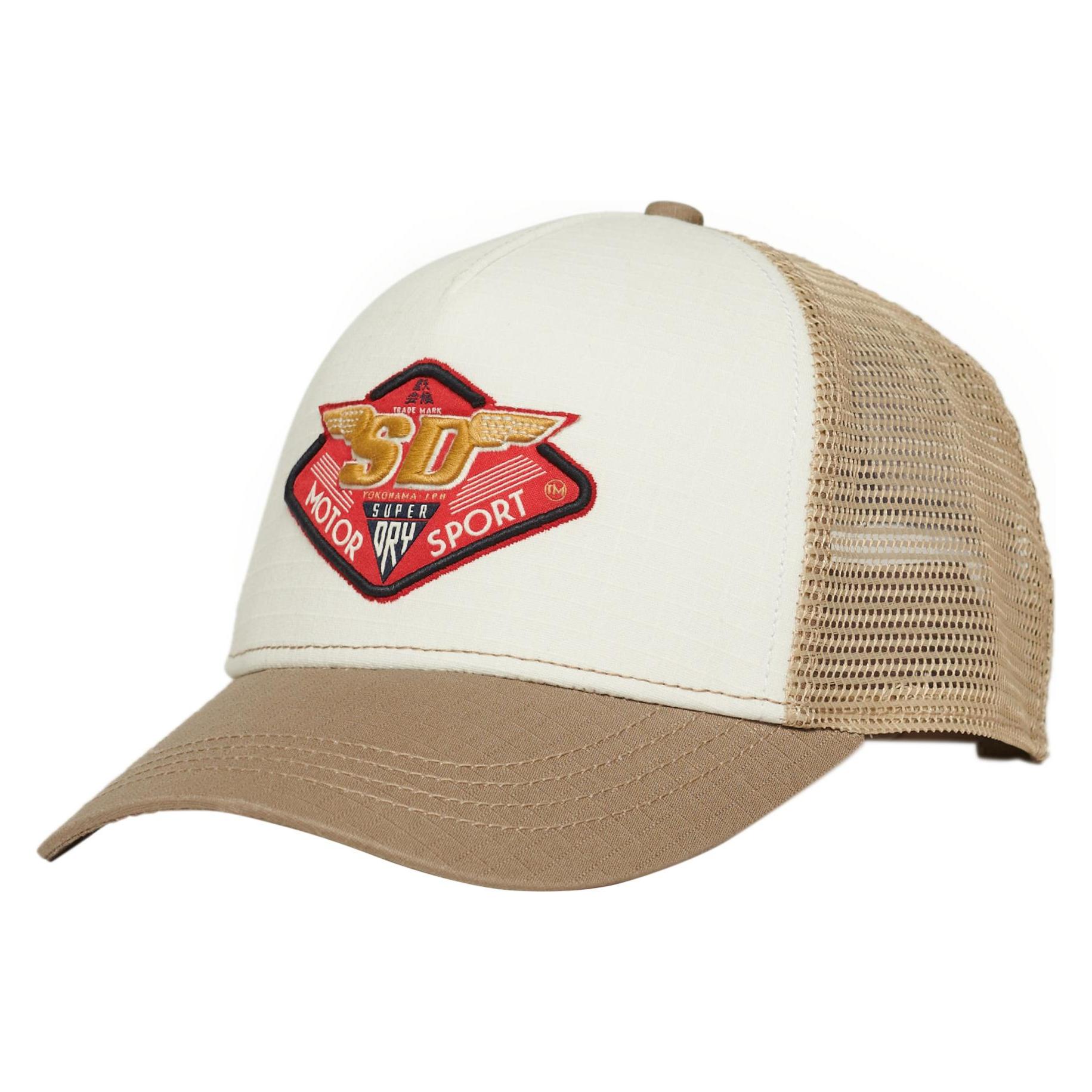 Superdry, Damen, Cap, Dirt Road Trucker Basecap, Beige