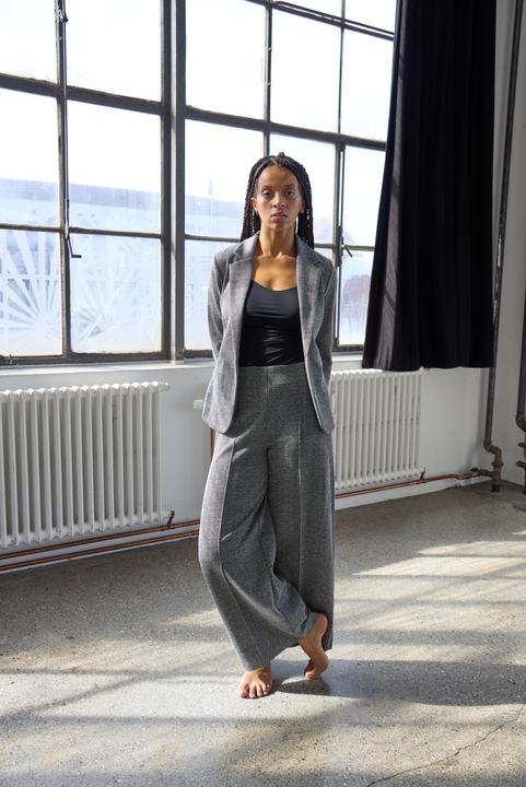 Black, White Herringbone (203523)