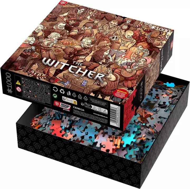 Actual product image Cenega Good Loot Gaming Puzzle: The Witcher (Wiedźmin) Birthday 1000 elementów (1000 pieces)