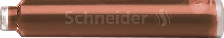 Actual product image Schneider Ink cartridge Callissima 6 pieces, Cognac (6 Piece, Brown)