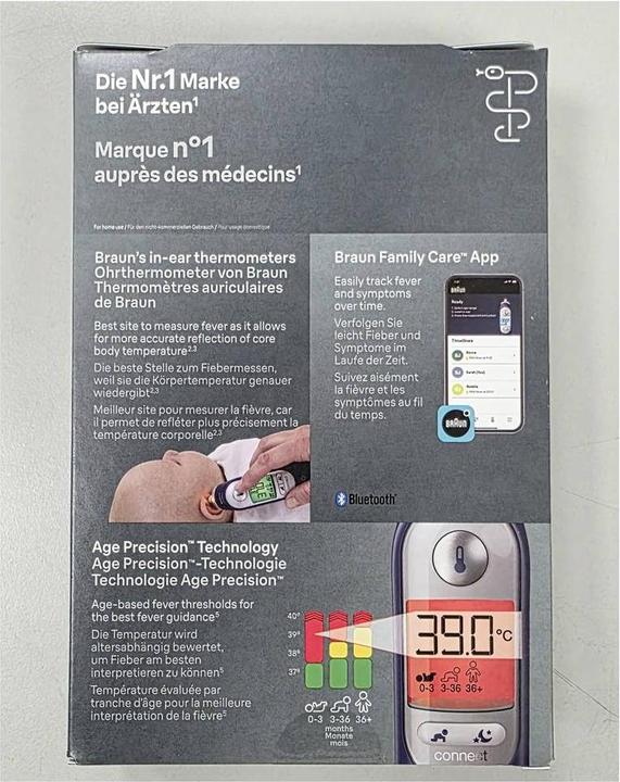 Actual product image Braun ThermoScan 7 Connect (Ear)