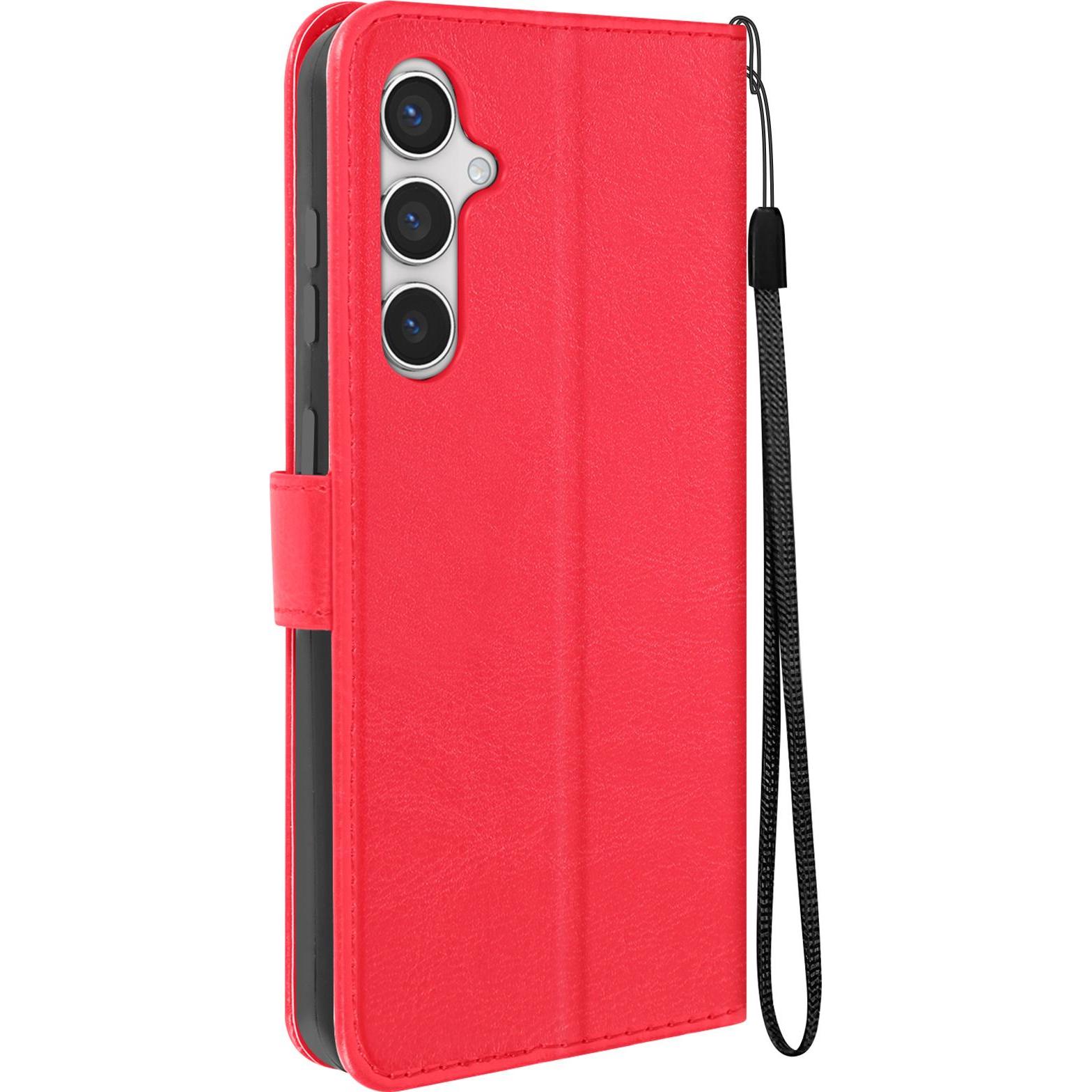 Mayaxess SecureCard Cover Series (Samsung Galaxy S24), Smartphone Hülle, Rot