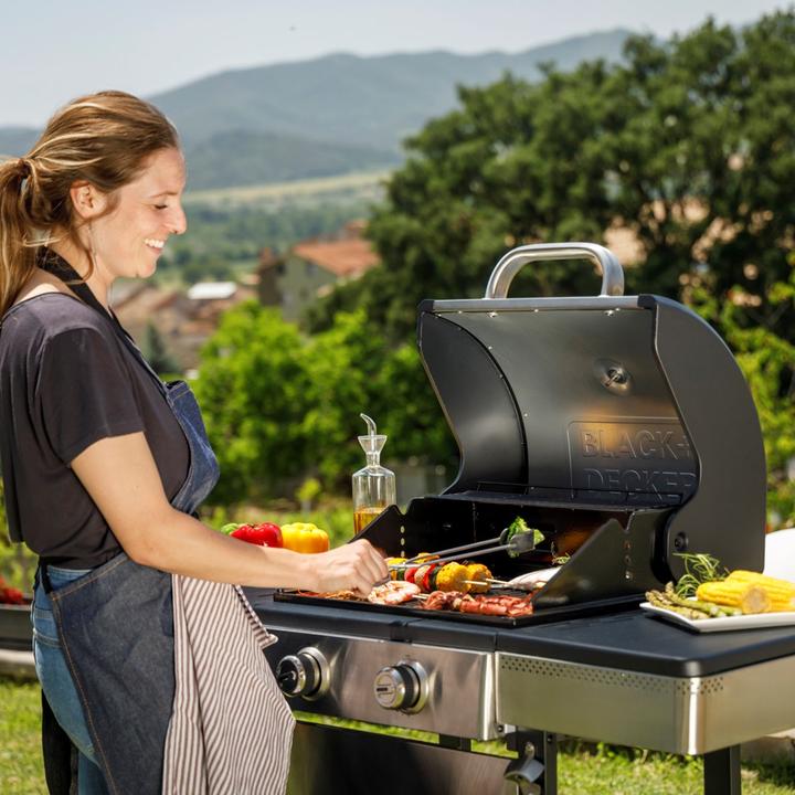 Actual product image Black & Decker Gasgrill Black+Decker BXOG7200E 2 Brenner x 3 6 kW (3.60 kW)