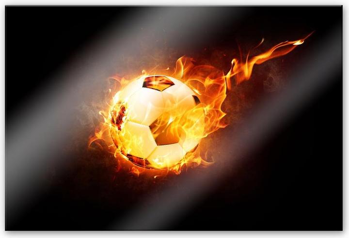 Immagine prodotto Trenddeko Calcio in fiamme (60 x 40 cm)