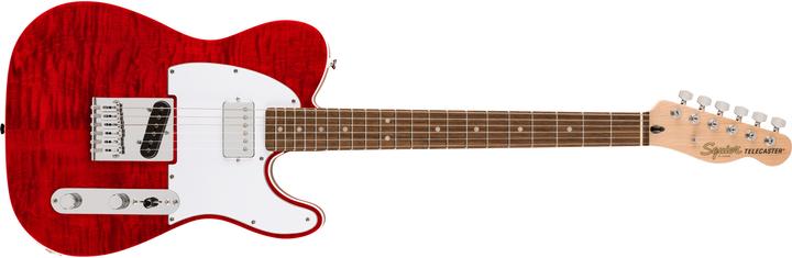 Produktbild Fender Affinity Telecaster FMT SH Electric Guitar, Crimson Red Transparent (E-Gitarre, ind laurel, Maple, Okoume, Synthetic bone)