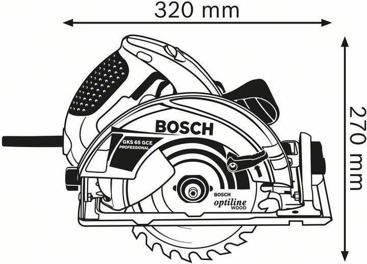 Immagine prodotto Bosch Professional GKS 65 GCE incl. L-Boxx