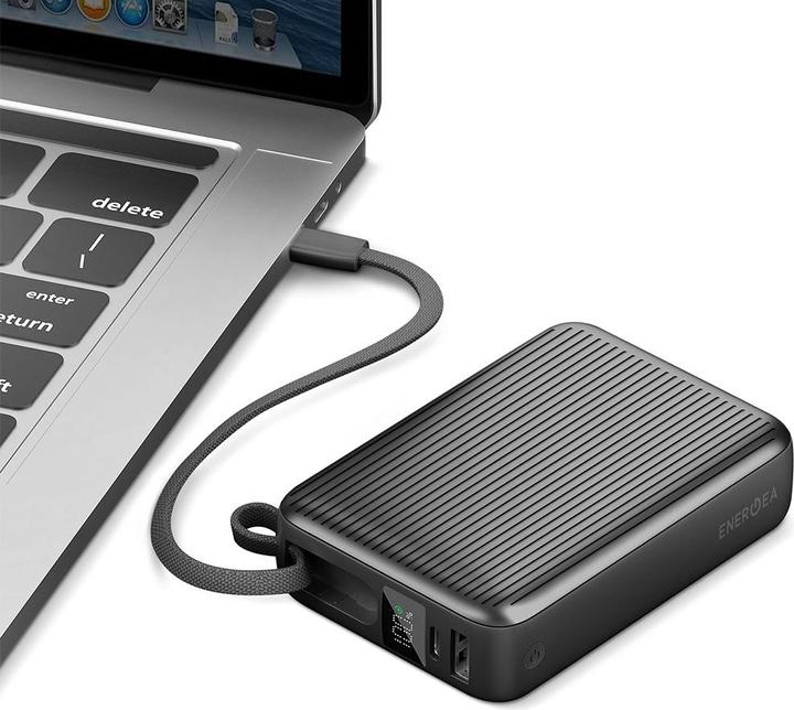 Produktbild Energea PowerBank Integra Ultra 45 20000mAh cable USB-C PD45W grey (20000 mAh, 45 W, 45 Wh)