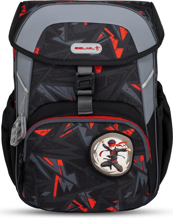 Actual product image Belmil Maxi ergonomisches Schulranzenset 5tlg. "Ninja Gam (22 l)