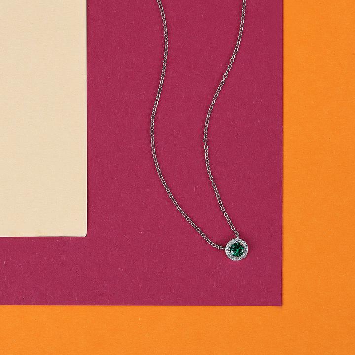 Image du produit La Petite Story Élégant collier en argent avec zircons Argent LPS10AWV06 (Argent 925, 40 cm)