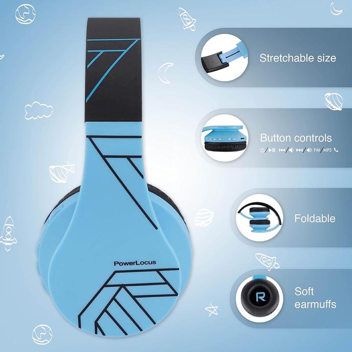 Image du produit PowerLocus Bluetooth Kinderkopfhörer