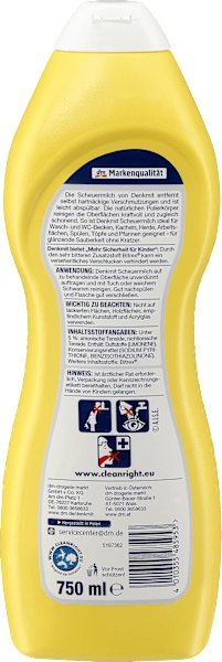 Image du produit dm Denkmit Lait à récurer
