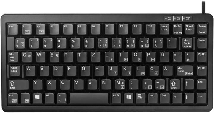 Actual product image CHERRY Compact keyboard 86 key USB/PS2 GERMAN (DE, Cable)