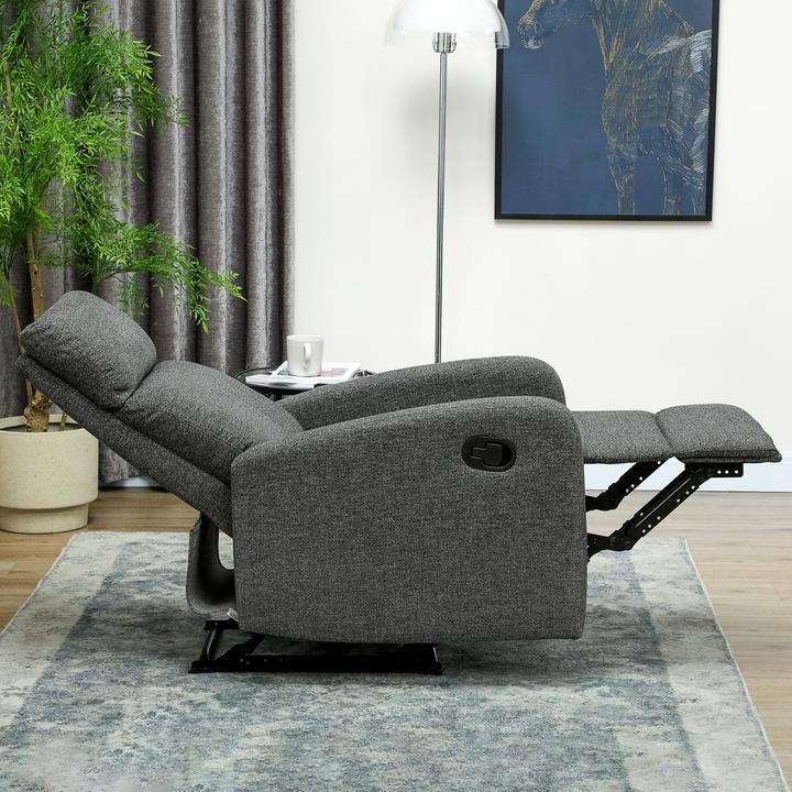 Actual product image Homcom Relaxsessel Polyester Dunkelgrau