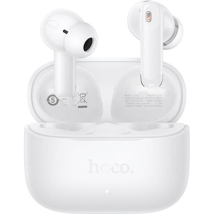 Hoco Wireless headphones Wireless earphones TWS EQ30 white, Cuffie